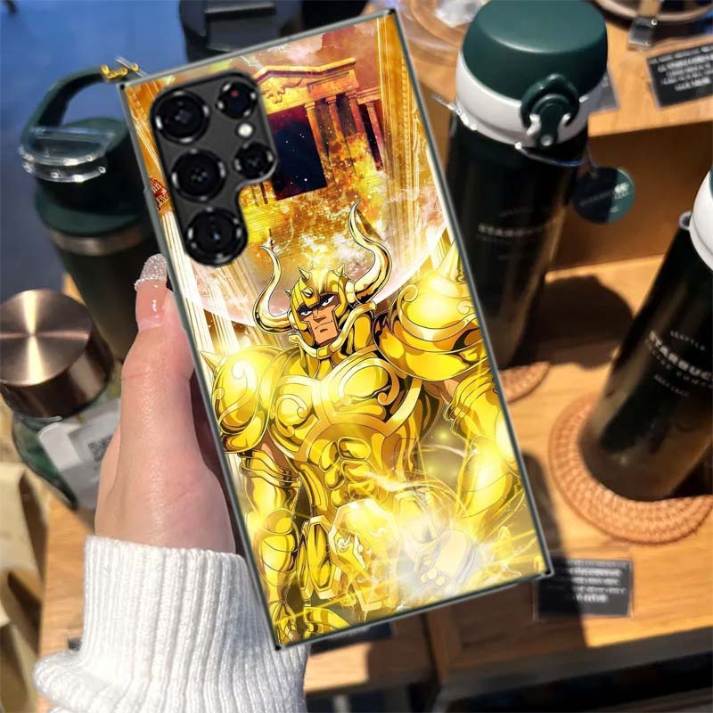 Saint Seiya Knights Of The Zodiac Cases Phone Case for Samsung Galaxy S26 Ultra S25 Edge S24 S23 FE S21 Plus S20 S22 S10 Cover T