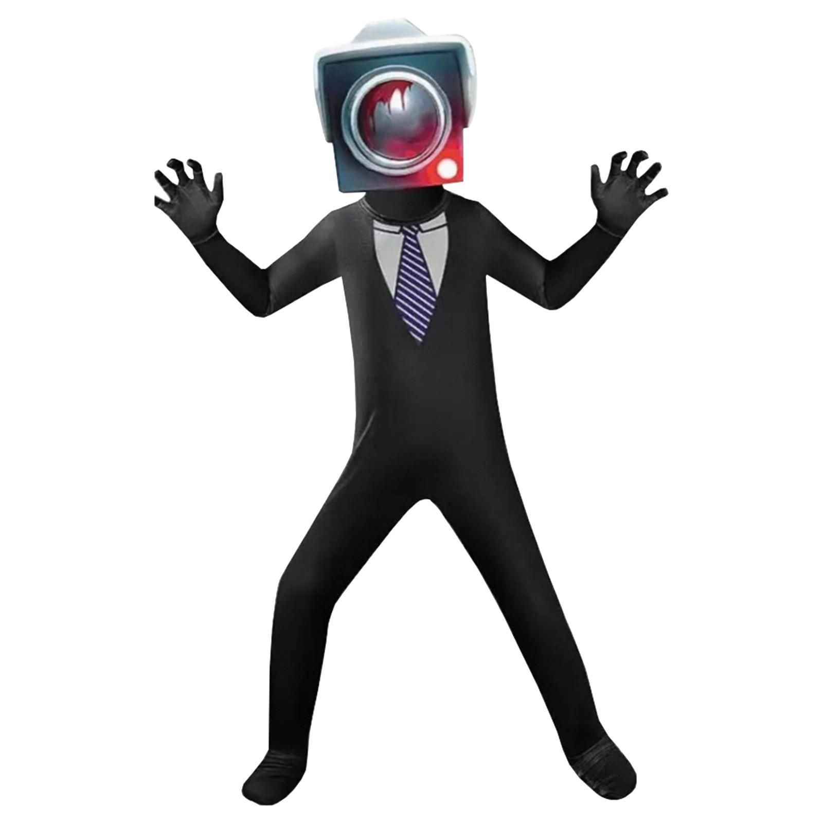 

Хэллоуин косплей вечерние боди с головным убором мультяшный игровой наряд 160 чёрный