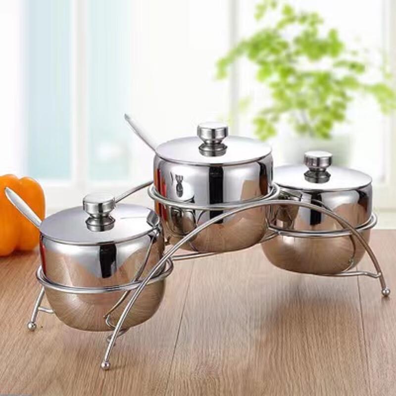 Mailang 304 Stainless Steel 3-Piece Seasoning Set