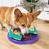 Multi Layer Puzzle Slow Food Bowl Non Slip Bite Resistant Pet Dog Feeding Bowl