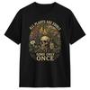 Alle Pflanzen sind essbar Manche nur einmal Herren T-Shirt Vintage T-Shirts Kurzarm Rundhals T-Shirts Baumwolle Geschenkidee Kleidung