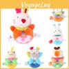 Cute Cartoon Animal Hand Bell Round Hand Bell Baby Infant Grab Sound Plush Toy