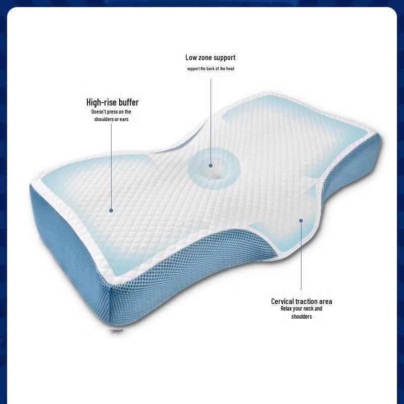 OLOMM Butterfly Memory Foam Neck Support Pillow