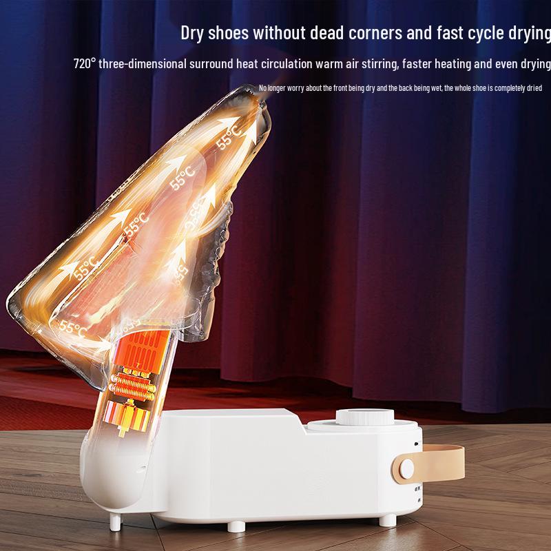 Foldable Quick-Dry Shoe Dryer with Timer