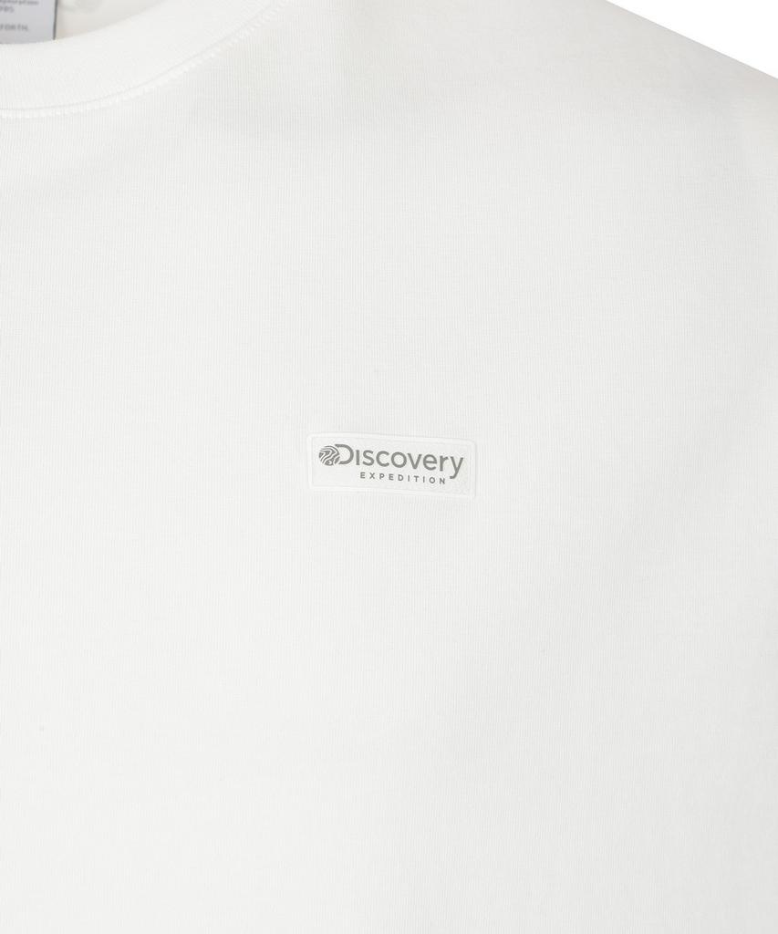 DISCOVERY EXPEDITION Uni Freshvent Semi-Overfit Small Logo Short Sleeve T-Shirt (White)