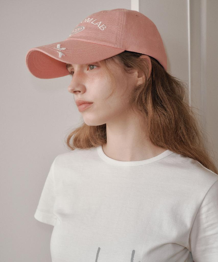 AEGO FREEDOM LAB Signature Logo Cap_Peach Pink