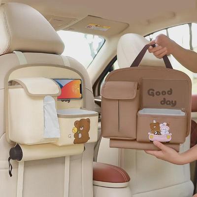 Cartoon Car Backseat Storage Bag and Trash Holder
