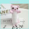 Adorable Plush Cat Toy Crystal Soft Keychain For Kids And Cat Lovers Gift