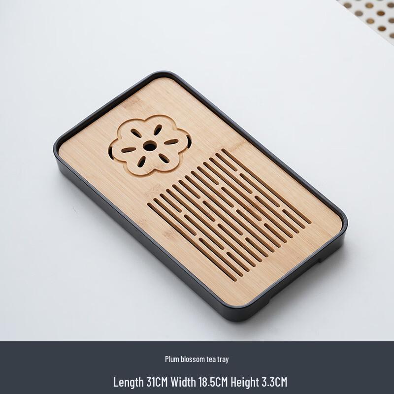ZhuiJia Modern Bamboo Dry Tea Tray Standard Tea Tray