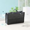 Damen Make-up Tasche Handtasche Einsteckbar Doppelter Reißverschluss Make-up Tasche Toilettenartikel Aufbewahrungstasche Mädchen Outdoor Reise Make-up Tasche