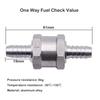8/10mm Hose Car High Temperature Resistant Check Valve Gasoline Diesel Fuel Check Valve Aluminum Alloy One-way Check Valve