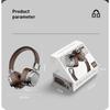 2024 New Classic Over Ear Headsets Studio Dj Stereo Bluetooth5.3 Wireless Retro Headphones Touch Control Type C Earphones