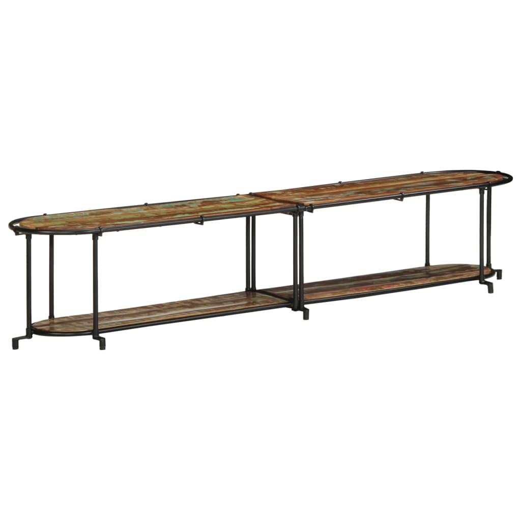 Vidaxl TV Cabinet, 200X42X40 Cm, Solid Reclaimed Wood
