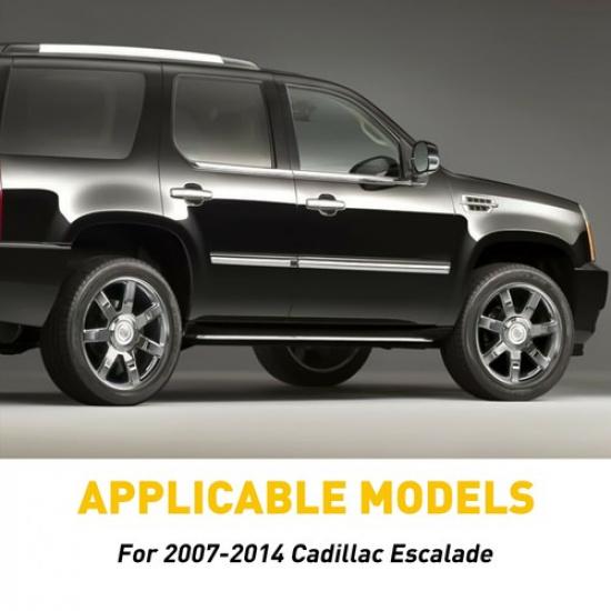 For 2007-2014 Escalade/ESV/EXT Cadillac SUV 4PC Black Pillar Posts Door Trim