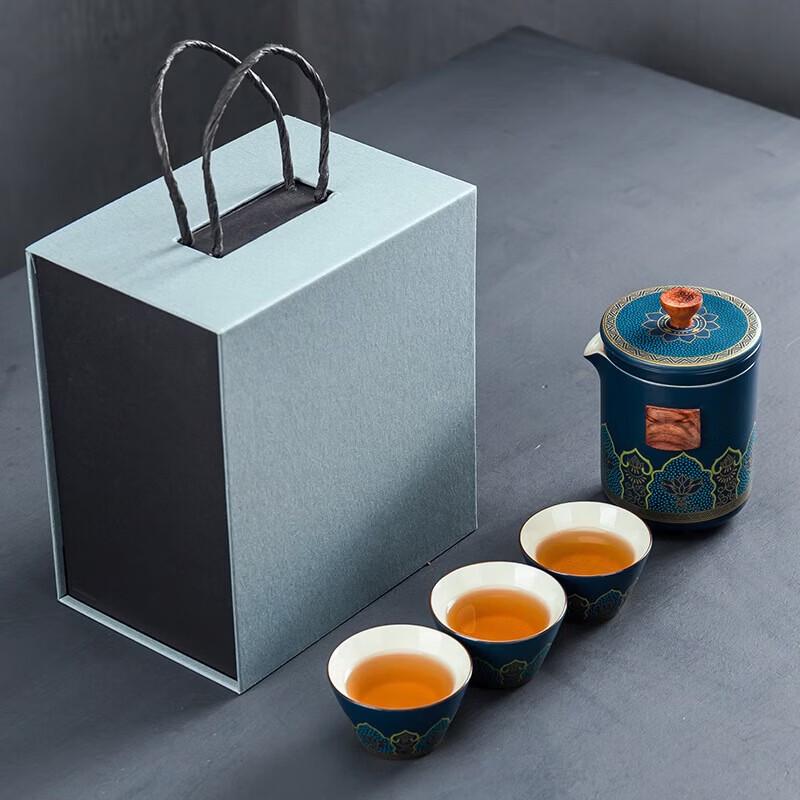 Portable Ceramic Kung Fu Travel Tea Set