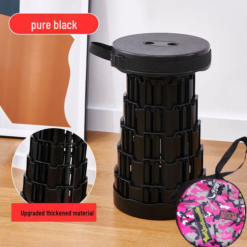 Dream Domain Portable Adjustable Retractable Stool for Outdoor and Indoor Use
