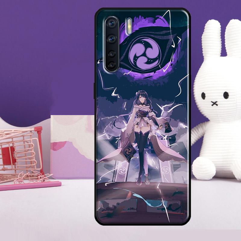 Genshin Impact Raiden Shogun Baal Case For Oppo A60 A80 A40 A77 A57 A17 A74 A54 A94 A78 A98 A18 A38 A58 A96 A76 A16 A15 A5 Pro