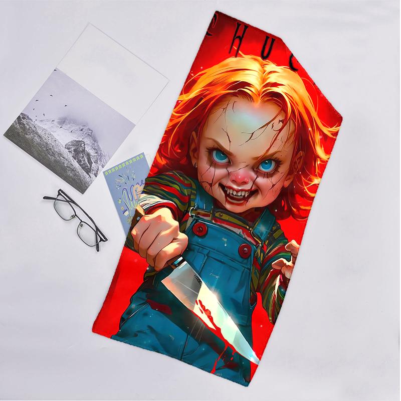 Chucky Fashion Beach Towel: Ideal for Summer Adventures Soft, Absorbent and Quick Drying Suitable for Swimming and Bathing