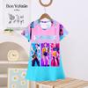 Kpop Demon Hunters Summer Girls Nightgowns 2-12 Years Teen Girl Dress Kids Pajamas Sleepwear=