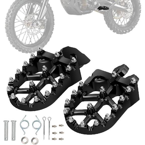 

Electric Dirt Bike Footpegs Foot Pegs CNC for Surron Sur Ron Hyper Bee Purple чёрный