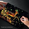 4-teiliges Set A5 DIY-Kratzmalerei Feuerwerk Kirschblüten Klassische Gebäude Landschaft Tiere Kratzmalerei Zeichenspielzeug