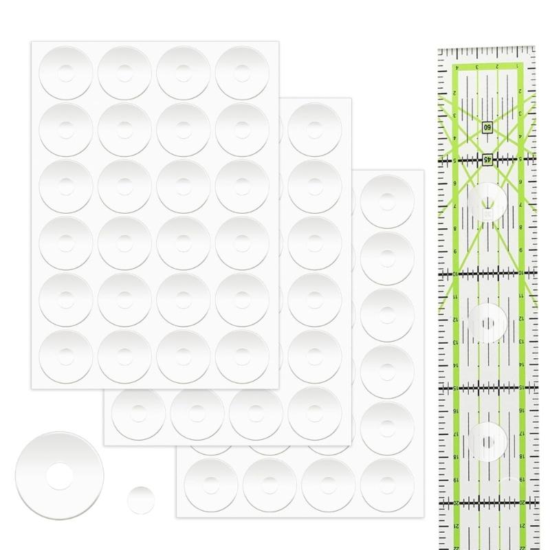 72Pieces Universals Silicone Shims with Various Quilting Templates Size for Flexible Sewing and Crafting Applications