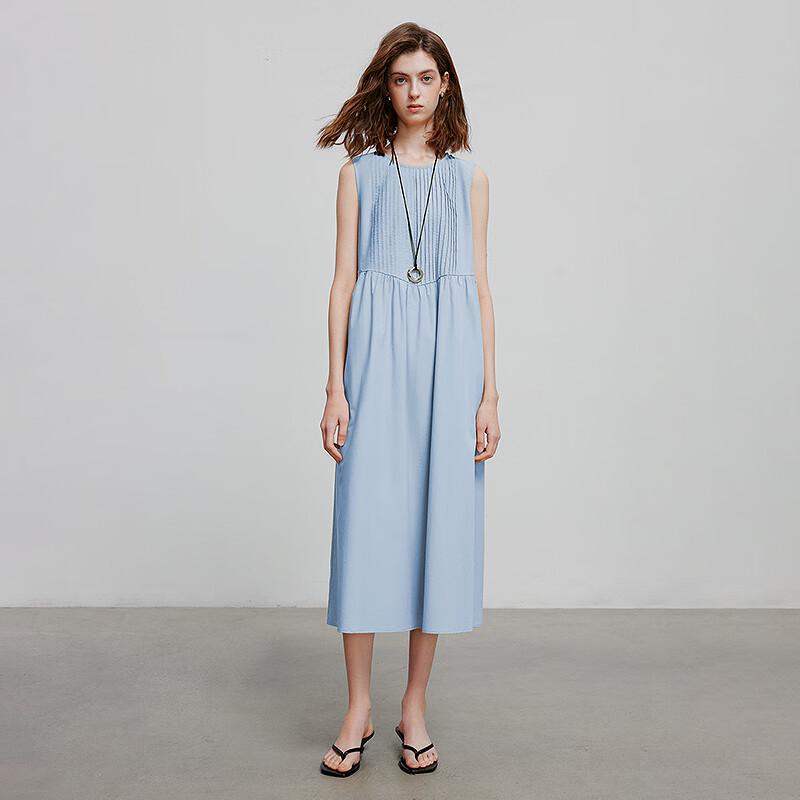 Women's Elegant Cooling Tencel Back Cutout Vest Dress