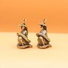 Antique Brass Snake Statue Miniature Figurines Zodiac Animal Desk Decoration Ornaments Brass Crafts Pendant