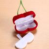 Stylish Jewelry Storage Box Practical Jewellery Holder Cute Cherry Shaped Gift Box Stylish Stud Earrings Organizer Case