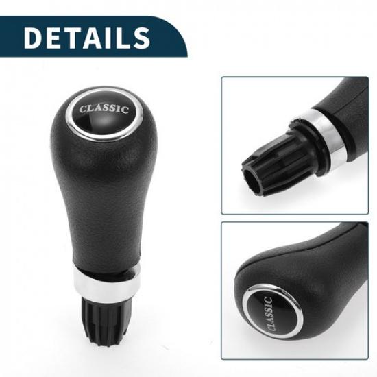 Automatic Gear Shifter Knob for Mercedes-Benz C-Class 2000- Plastic Black