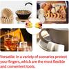 1 Pair Mini Silicone Finger Oven Mitts Heat Cold Dirty Hurt Resistant, Versatile Little Tool Such As Pot Holders, Finger Food Tongs, Coffee Filter