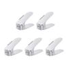 5Pcs Shoe Use Stacker Shoe Slots Adjustable Double-Layer Design Shoe Rack