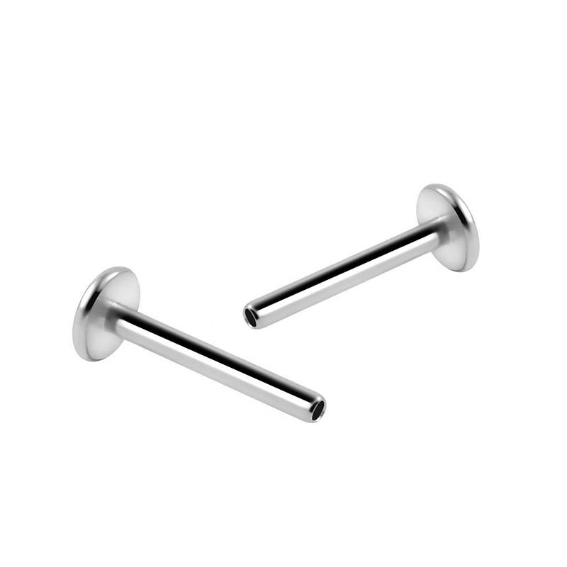 10 Stück G23 Titan 16G 18G 20G Push-in Stecker Rückseite Basis Ohrstecker Lippen Nasenpiercing Tragus Körperschmuck Zubehör