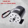 Motor DC cu perii MY1020 1000W 36V cu pinion de lanț 25H 11T pentru Scuter Electric Go Kart Mini Bicicletă ATV Quad