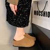 Retro style slippers women's outer wear spring new bag head half drag versatile lazy pedal