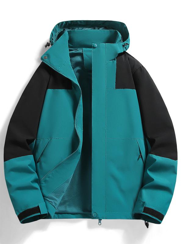 Camping Jacket Cycling Coat Warm High Quality Windproof Waterproof Mountaineering New Winter Men Hoodie Detachable Tracksuit