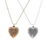Heart Locket Necklace Alloy Material Party Jewelry Gift for Wedding Anniversary