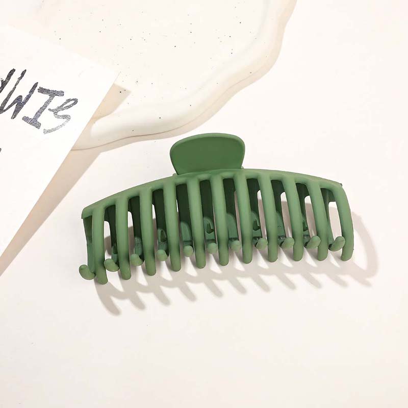 13CM Korean Solid Color Large Hair Claw Elegant Acrylic Ponytail Clip Hairpins Barrette Crab for Women Girls Hair Accessories
