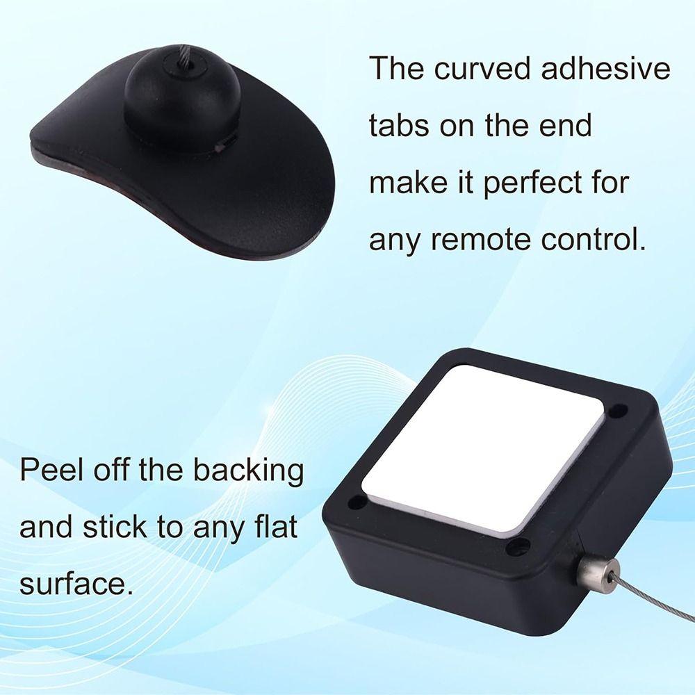 1/2Pcs 2M/6.6Ft Extendable Retractable Security Cable Lock Home Office Showroom