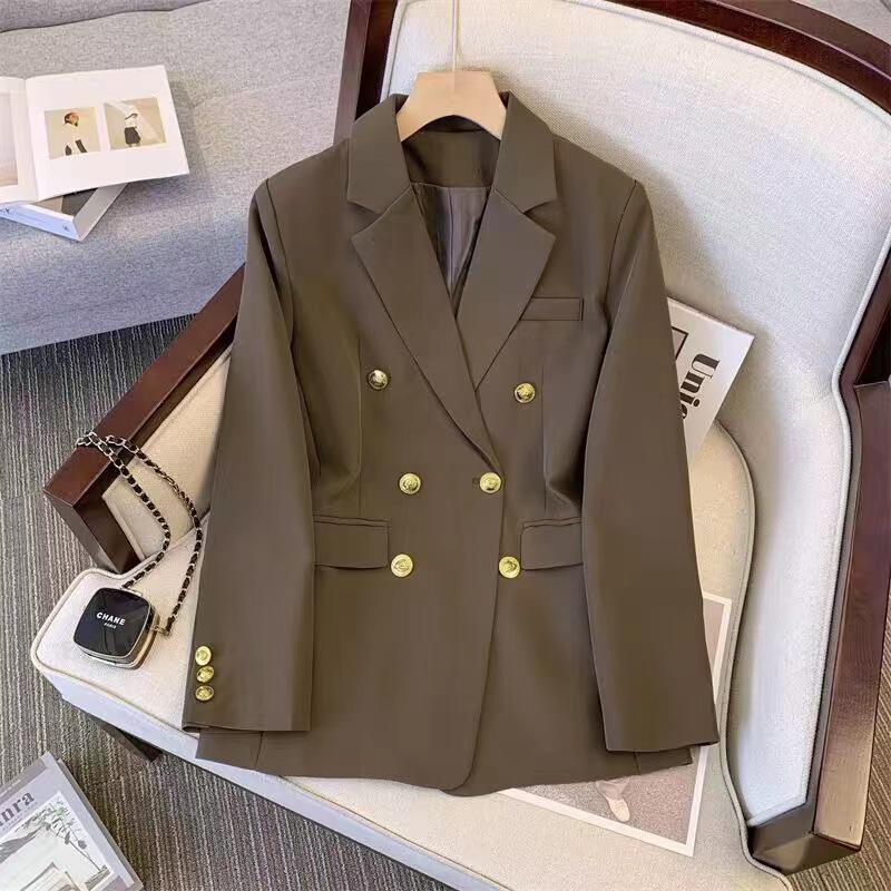 Women's 2024 New Goddess Style Suit Set - Spring/Autumn Korean-Inspired High-End Casual Versatile.