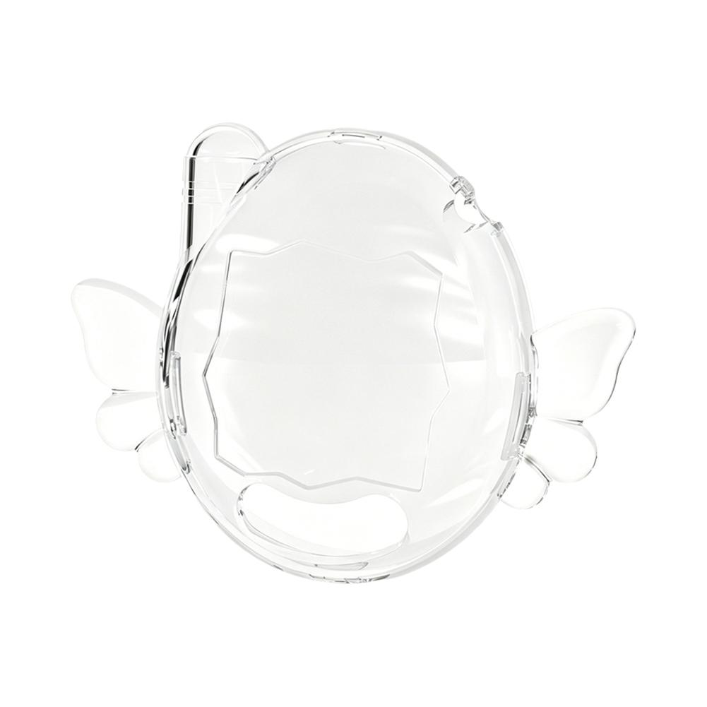 Clear Glitter Protective Case For Tamagotchi Connection V3 Cartoon Angel Bat Wing Anti-drop Shell Anti-Scratch Full Cover