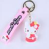 Sanrio Cartoon Couple Keychain Pendant Figurines Gift Set