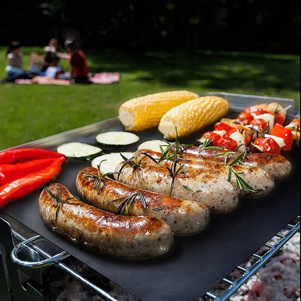 2PCS Multipurpose Non-Stick Oven Liners Square Oven Base Liners Easy Clean Oven Mat Electric Ovens