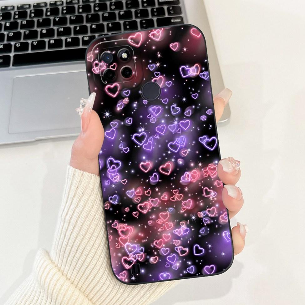 For Realme C21Y RMX3261 RMX3263 C25Y RMX3269 Cover For Realme C21Y Case Cute Cat Funny Cool Fashion Silicone Shockproof Bumper