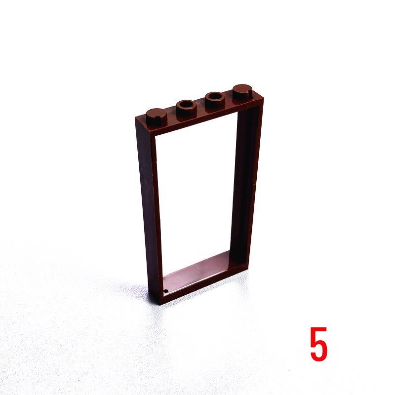 High-end MOC Mini Model City Building Blocks: Door & Window Parts