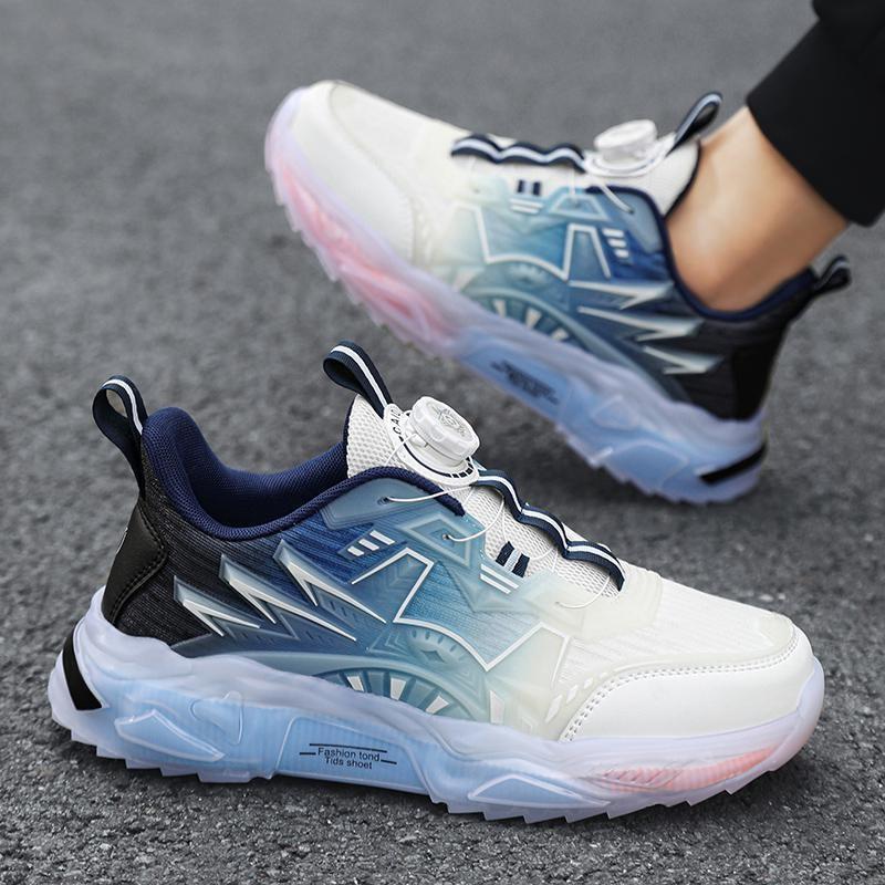 Rotating Button Coconut Shoes Summer Mesh Teen Sports Casual Popcorn Daddy Mesh Shoes Running Shoes