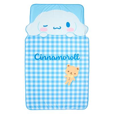 Sanrio Cinnamoroll Nap Blanket Nylon Fabric Knee Blanket 433080 Surface 100% Polyester, Back 100% Cool-to-the-touch