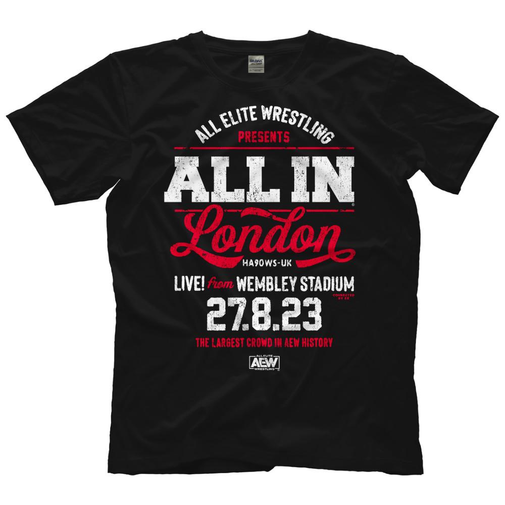 AEW ALL IN  LIVE from Wembley Stadium AEW Official TShirt Unisex T-Shirt Graphic Tee S