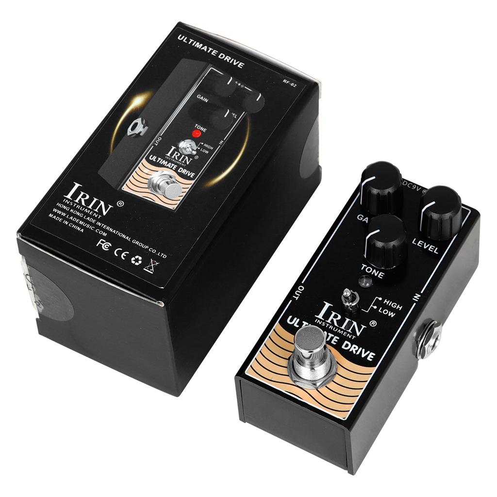 IRIN RF-02 Ultimate Drive  Guitar Effect Pedal Overdrive Effects Between Distortion&Overdrive Electric Guitar Parts True Bypass