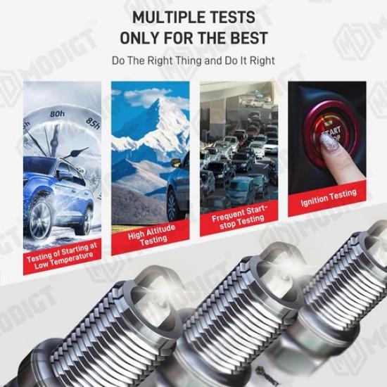 OEM Quality 8 Pcs Fit Motorcraft SP-509 HJFS24-FP Spark Plugs For Ford, US Stock